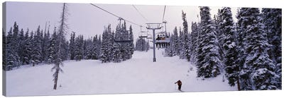 Ski Lift, Keystone Resort, Summit County, Colorado, USA Canvas Art Print - Skiing Art