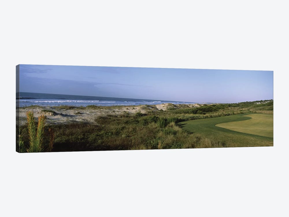 Golf course at the seaside, Kiawah Island Golf Resort, Kiawah Island, Charleston County, South Carolina, USA by Panoramic Images 1-piece Art Print