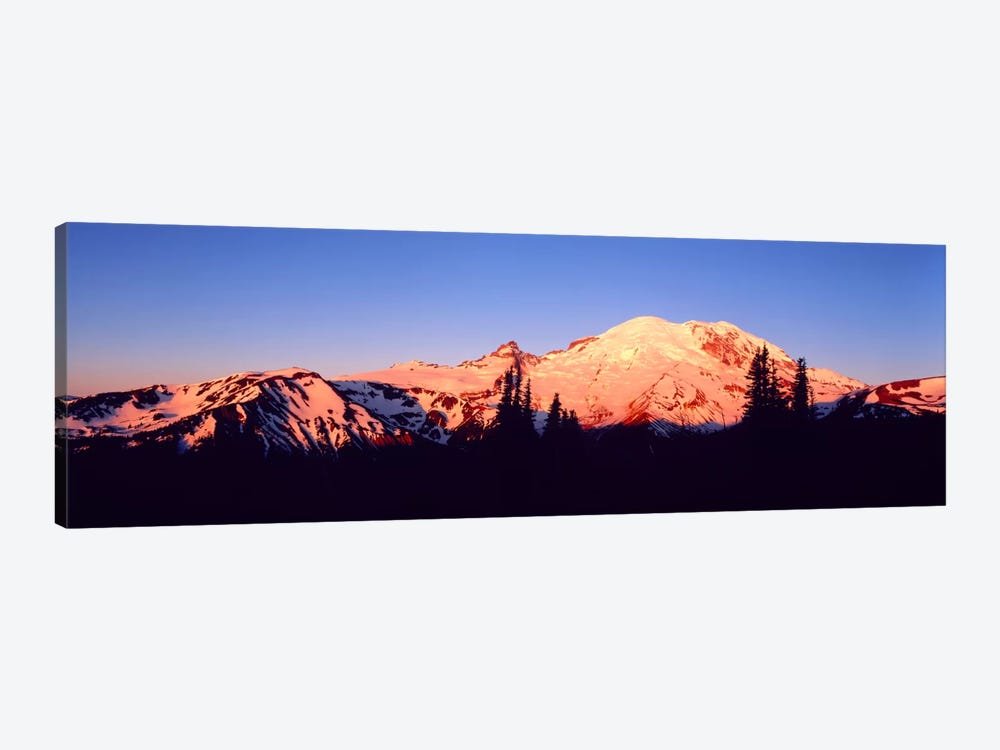 Sunset Mount Rainier Seattle WA by Panoramic Images 1-piece Canvas Art