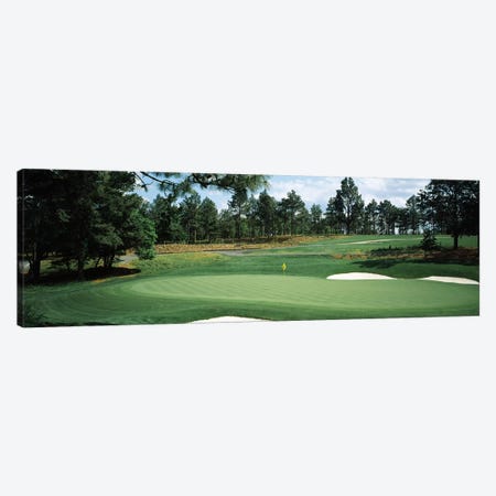 Golf course, Pine Needles Golf Course, Southern Pines, Moore County, North Carolina, USA Canvas Print #PIM12567} by Panoramic Images Canvas Art Print