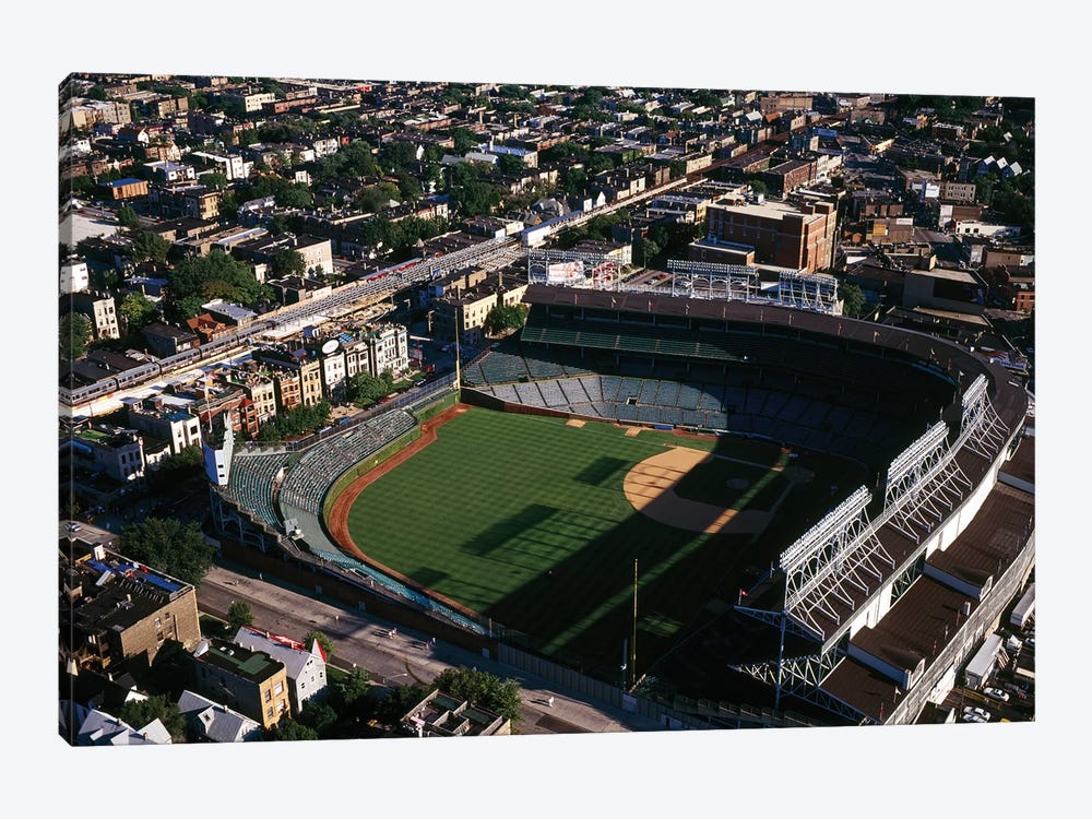 Aerial view of Wrigley Field, Chicago, Cook County, Illinois, USA by Panoramic Images 1-piece Canvas Art