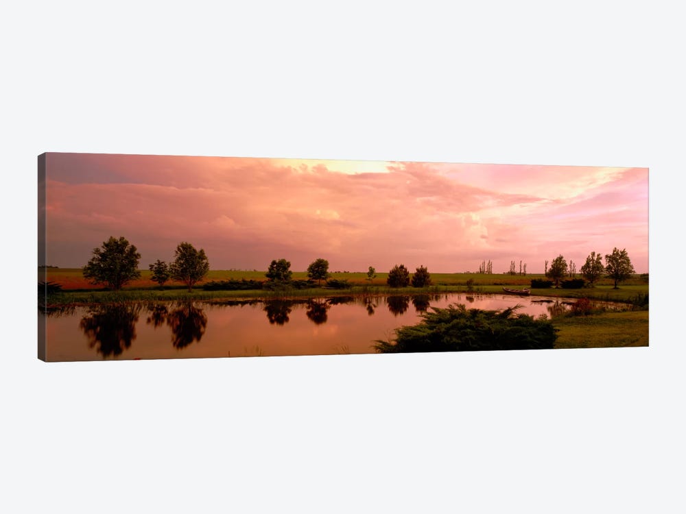 Country pond IL USA by Panoramic Images 1-piece Canvas Art Print