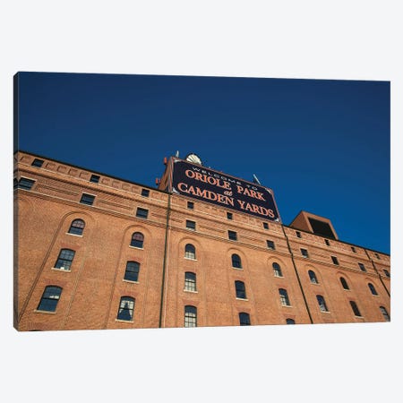 Low angle view of a baseball park, Oriole Park at Camden Yards, Baltimore, Maryland, USA Canvas Print #PIM12672} by Panoramic Images Canvas Artwork