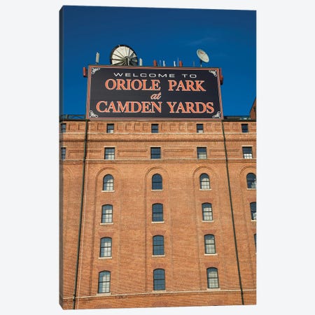 Baltimore, MD Camden Yards Warehouse Panoramic - Canvas or Photo Paper