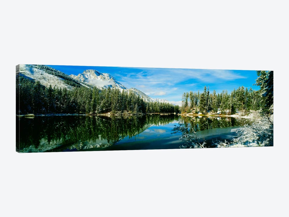 Winter Reflection, Yellowstone National Park, Wyoming, USA by Panoramic Images 1-piece Canvas Art
