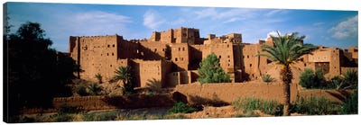 Buildings in a villageAit Benhaddou, Ouarzazate, Marrakesh, Morocco Canvas Art Print - Morocco