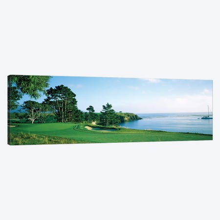 Pebble Beach Golf Course, Pebble Beach, Monterey County, California, USA Canvas Print #PIM12741} by Panoramic Images Canvas Wall Art