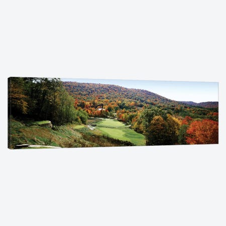 Golf course on a hill, Hawthorne Valley Golf Course, Hawthorne Valley, Salon, Ohio, USA Canvas Print #PIM12745} by Panoramic Images Art Print