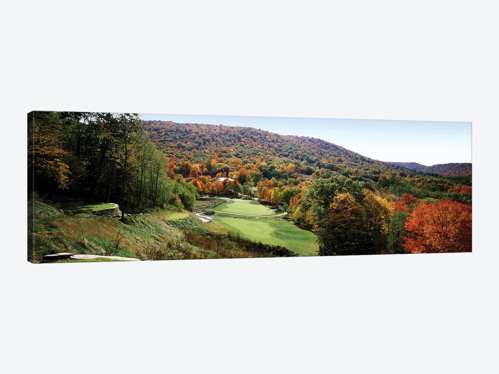 Golf course on a hill, Hawthorne Valley Golf Course, Hawthorne Valley, Salon, Ohio, USA by Panoramic Images 1-piece Canvas Art
