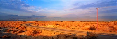 Road Desert Springs CA by Panoramic Images canvas print