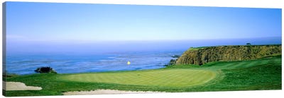 8th Hole, Pebble Beach Golf Links, Monterey County, California, USA Canvas Art Print - Panoramic Photography