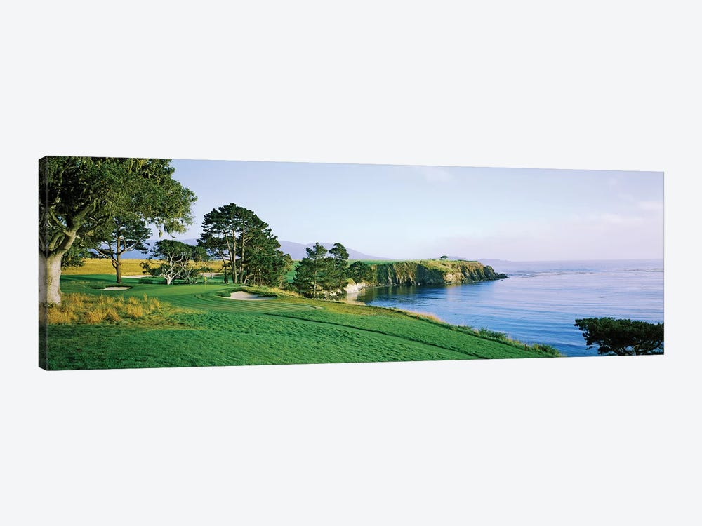 Pebble Beach Golf Course 3, Pebble Beach, Monterey County, California, USA by Panoramic Images 1-piece Canvas Art Print