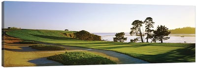 Pebble Beach Golf Course 4, Pebble Beach, Monterey County, California, USA Canvas Art Print