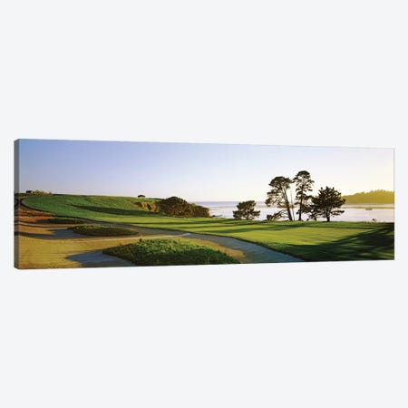 Pebble Beach Golf Course 4, Pebble Beach, Monterey County, California, USA Canvas Print #PIM12768} by Panoramic Images Canvas Art