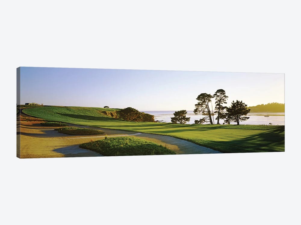 Pebble Beach Golf Course 4, Pebble Beach, Monterey County, California, USA by Panoramic Images 1-piece Canvas Print