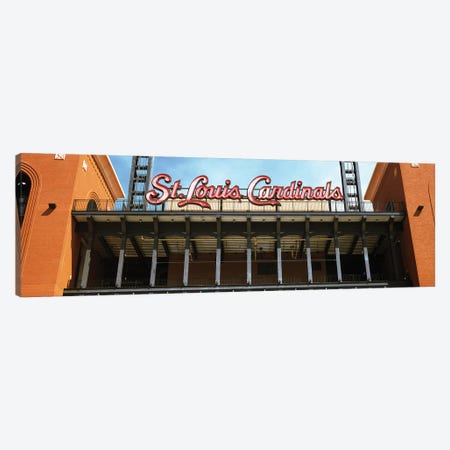Low angle view of the Busch Stadium in St. Louis, Missouri, USA Canvas Print #PIM12880} by Panoramic Images Art Print