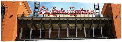 Low angle view of the Busch Stadium in St. Louis, Missouri, USA Canvas Art Print - St. Louis Art