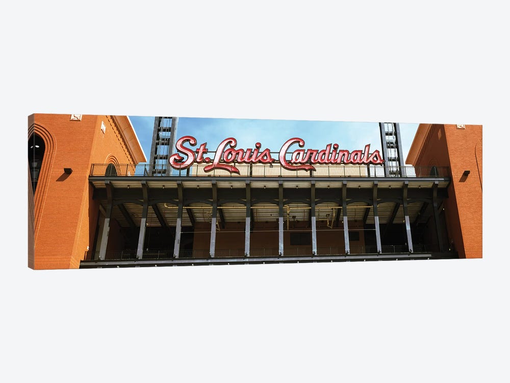 Low angle view of the Busch Stadium in St. Louis, Missouri, USA by Panoramic Images 1-piece Canvas Print