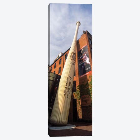 Giant baseball bat adorns outside of the Louisville Slugger Museum And Factory, Louisville, Kentucky, USA Canvas Print #PIM12898} by Panoramic Images Canvas Art