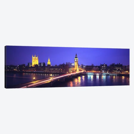 Palace of Westminster, City Of Westminster, London, England Canvas Print #PIM128} by Panoramic Images Art Print