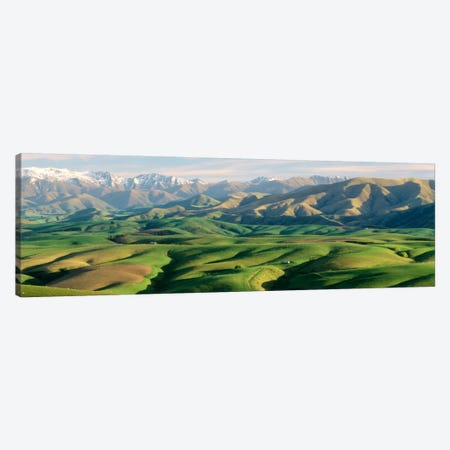 Farmland S Canterbury New Zealand Canvas Print #PIM1292} by Panoramic Images Canvas Art