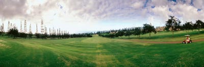 Golf Course Maui HI USA by Panoramic Images multi panel art