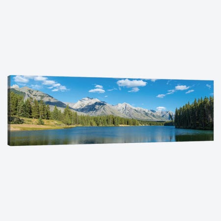Johnson Lake II, Banff National Park, Alberta, Canada Canvas Print #PIM13023} by Panoramic Images Canvas Artwork