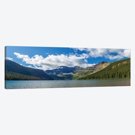 View of Mount Custer from Cameron Lake, Waterton Lakes National Park, Alberta, Canada Canvas Print #PIM13040} by Panoramic Images Canvas Wall Art