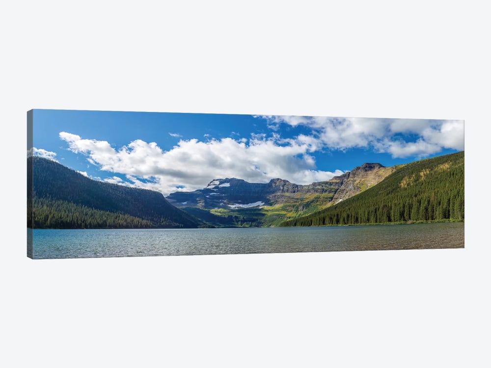 View of Mount Custer from Cameron Lake, Waterton Lakes National Park, Alberta, Canada by Panoramic Images 1-piece Canvas Art