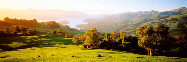 New Zealand: Akaroa Harbor Canterbury New Zealand by Panoramic Images
