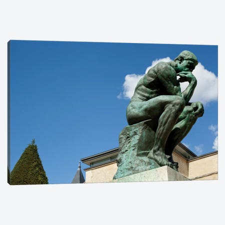 Rodin's Les Penseur (The Thinker) II, Musee Rodin Garden, Paris, Ile-de-France, France Canvas Print #PIM13092} by Panoramic Images Canvas Print