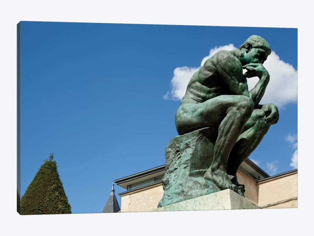 Rodin's Les Penseur (The Thinker) II, Musee Rodin Garden, Paris, Ile-de-France, France by Panoramic Images 1-piece Art Print