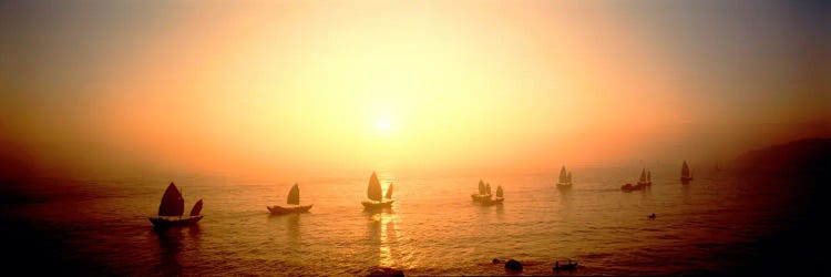 Boats Shantou China by Panoramic Images wall art