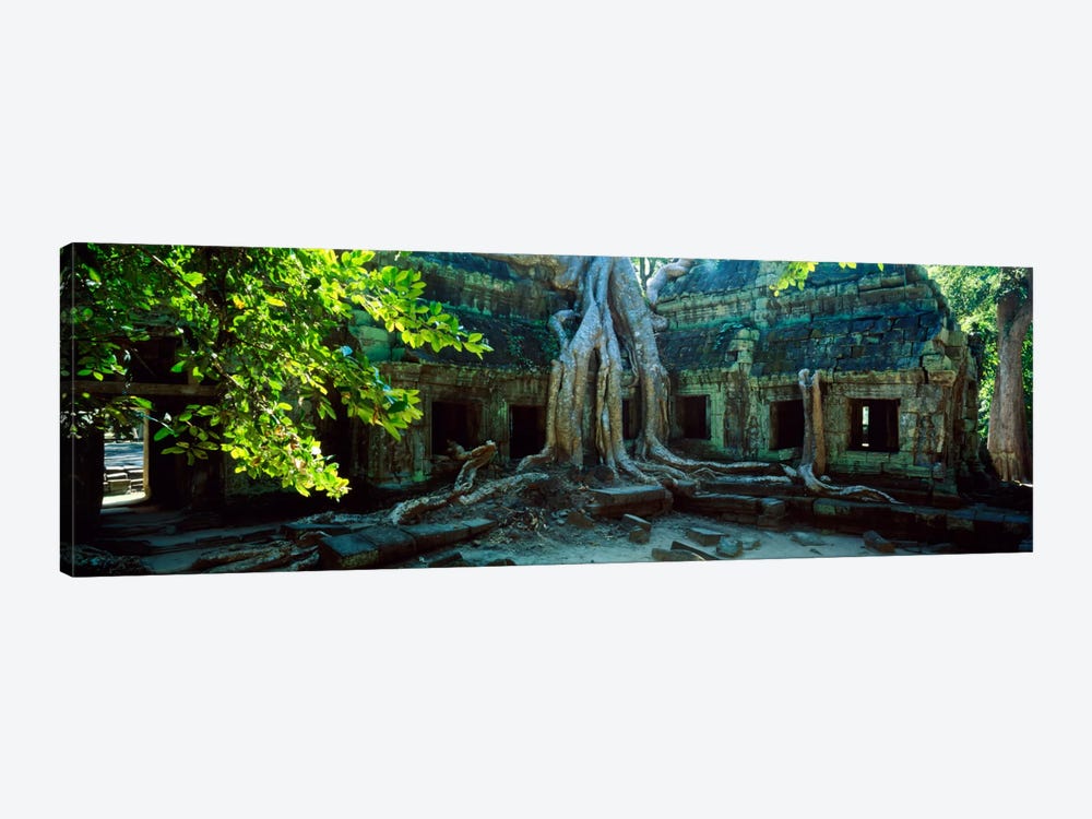 Wat Temple Complex of Ta-Prohm Cambodia by Panoramic Images 1-piece Canvas Art