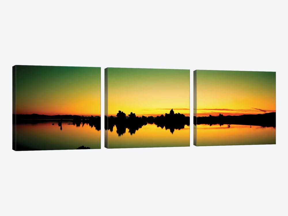 Tufa Towers II, Mono Lake, Mono County, California, USA by Panoramic Images 3-piece Canvas Print
