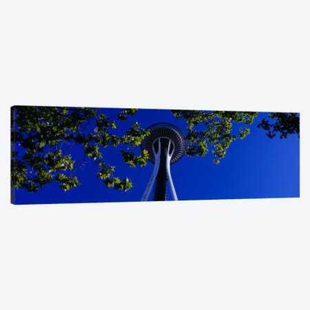 Space Needle Maple Trees Seattle Center Seattle WA USA Canvas Print #PIM1319} by Panoramic Images Canvas Art Print
