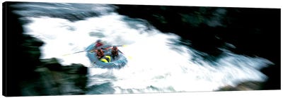 White Water Rafting Salmon River CA USA Canvas Art Print - Rainbow Art