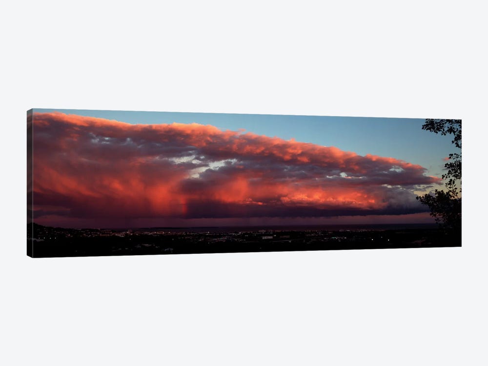 Storm Clouds At Sunset, Cannes, Provence-Alpes-Cote d'Azur, France by Panoramic Images 1-piece Canvas Wall Art