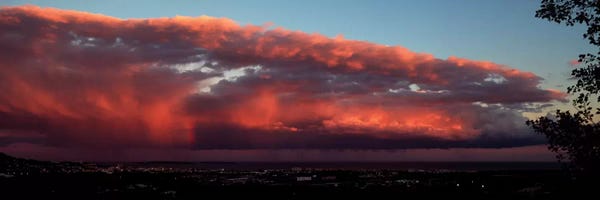 Cloudy Sunsets: Storm Clouds At Sunset, Cannes, Provence-Alpes-Cote d'Azur, France by Panoramic Images
