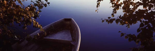Canoes: Boat On The Bank I, Vuoksi River, Imatra, Finland by Panoramic Images