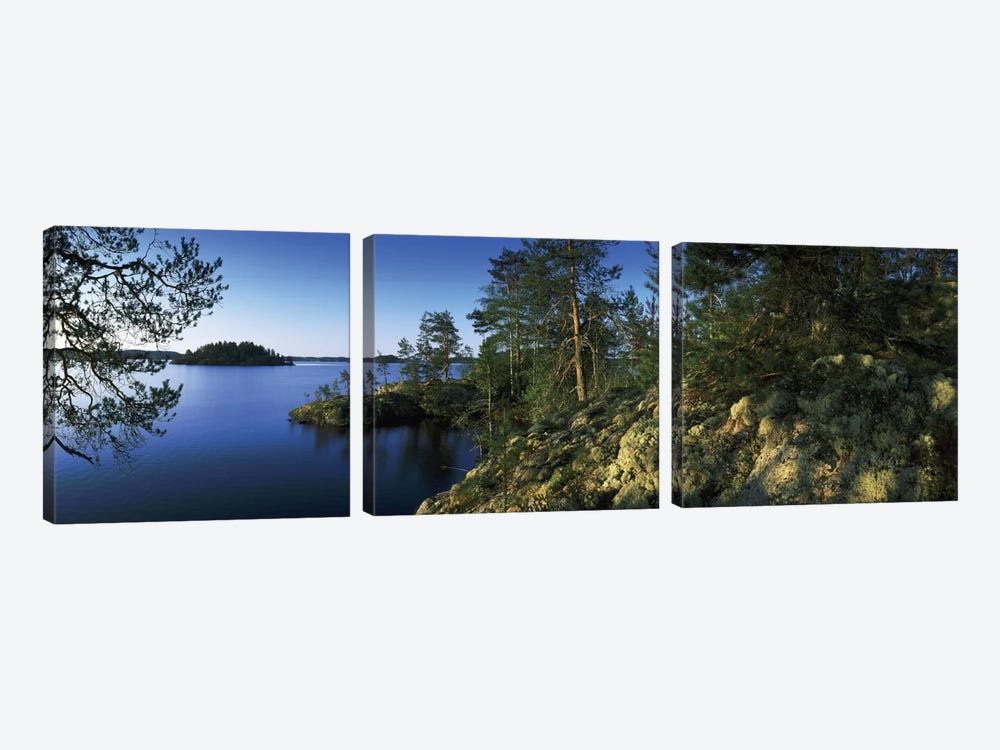 Landscape I, Lake Saimaa, Puumala, Finland by Panoramic Images 3-piece Canvas Art Print