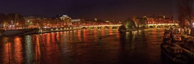 Pont Neuf and Ile de la Cite As Seen From Pont des Arts I, River Seine, Paris, Ile-de-France, France by Panoramic Images canvas print