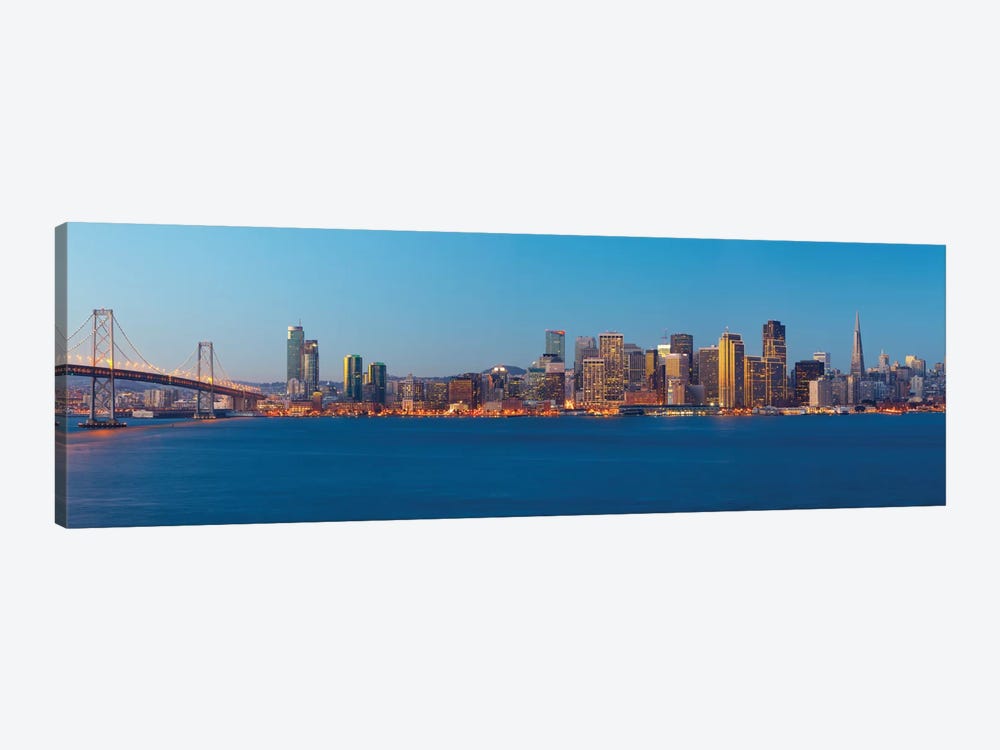 Downtown Skyline At Dusk III, San Francisco, California, USA by Panoramic Images 1-piece Art Print