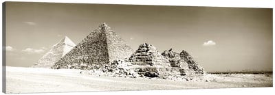 Pyramids Of Giza, Egypt Canvas Art Print - Desert Art