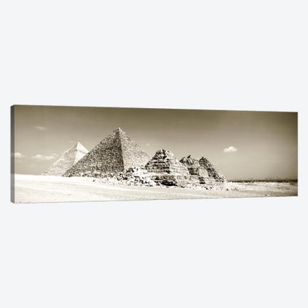 Pyramids Of Giza, Egypt Canvas Print #PIM1339} by Panoramic Images Canvas Print