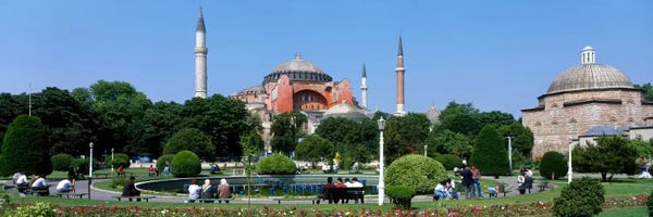 Domes: Hagia Sophia, Istanbul, Turkey by Panoramic Images