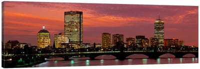  Back Bay, Boston, Massachusetts, USA Canvas Art Print - Skyline Art