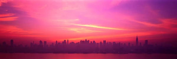 New York City Skylines: Skyline, NYC, New York City, New York State USA by Panoramic Images