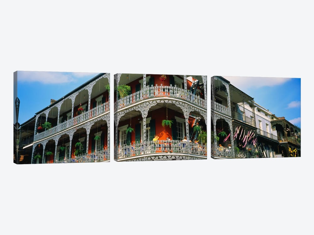 French Quarter New Orleans LA USA by Panoramic Images 3-piece Canvas Art