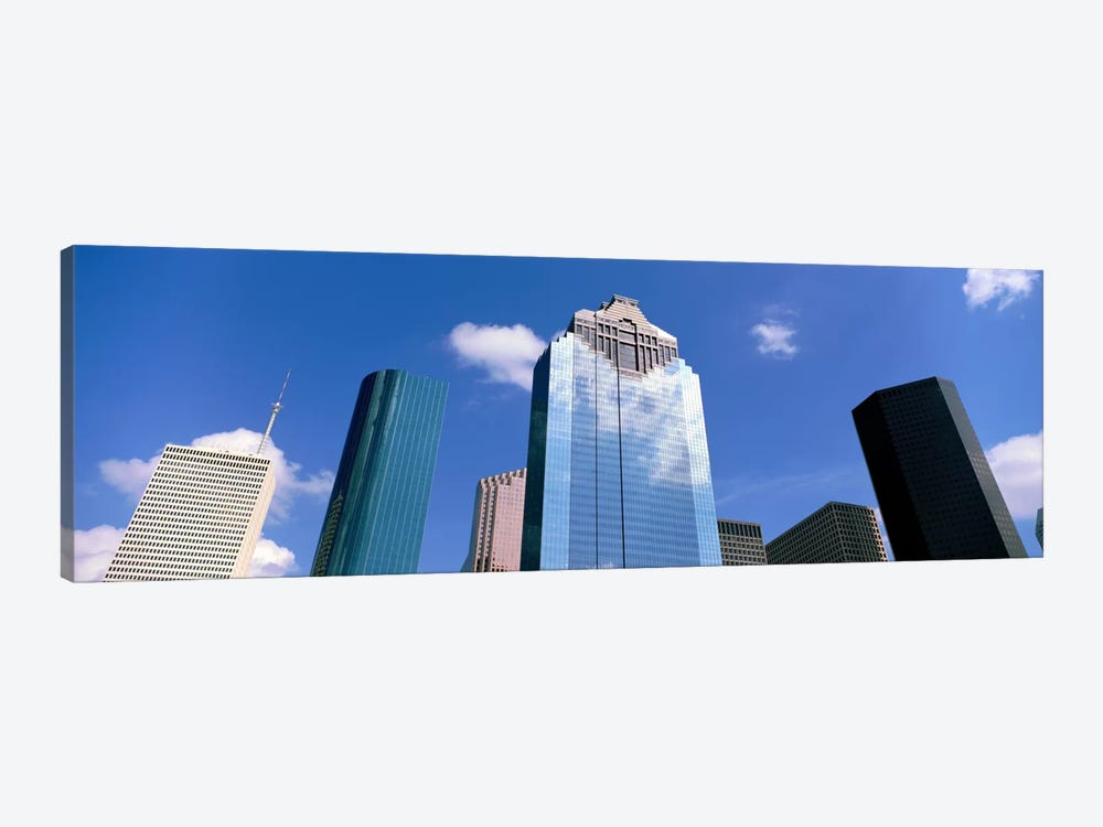 Downtown Office Buildings, Houston, Texas, USA by Panoramic Images 1-piece Canvas Wall Art